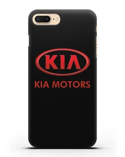 Чехол с логотипом Kia силиконовый для iPhone 7 Plus