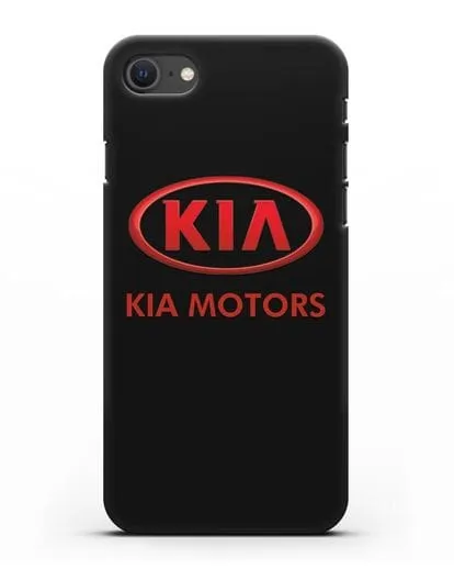 Чехол с логотипом Kia силиконовый для iPhone SE 2020