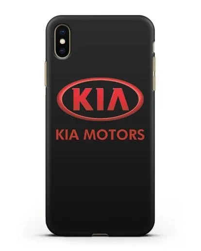 Чехол с логотипом Kia силиконовый для iPhone XS Max