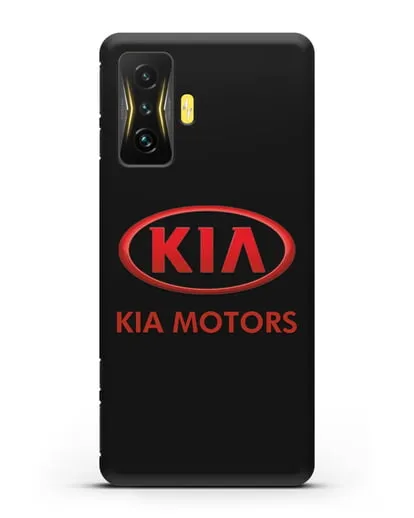 Чехол с логотипом Kia силиконовый для Xiaomi Poco F4 GT