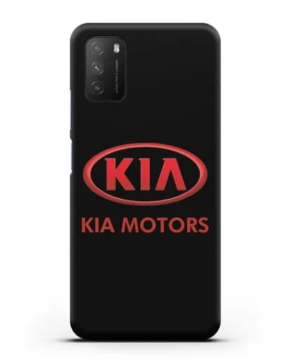 Чехол с логотипом Kia силиконовый для Xiaomi Poco M3
