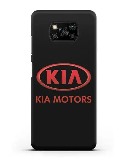 Чехол с логотипом Kia силиконовый для Xiaomi Poco X3