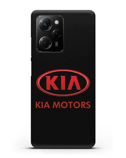 Чехол с логотипом Kia силиконовый для Xiaomi Poco X5 Pro