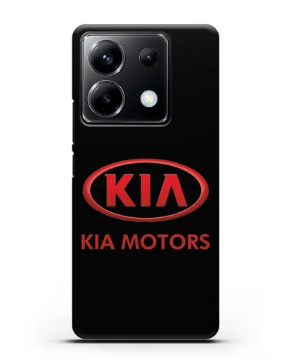 Чехол с логотипом Kia силиконовый для Xiaomi Poco X6