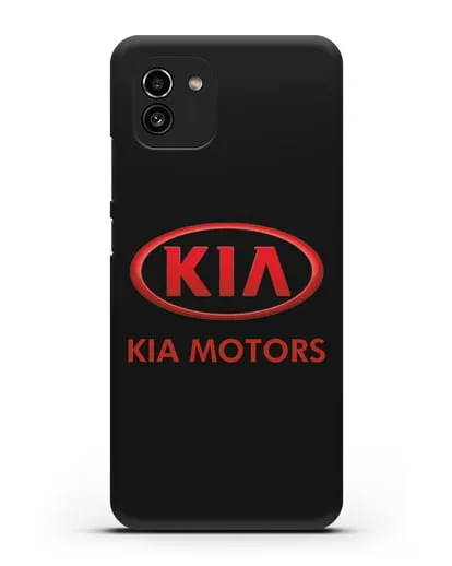 Чехол с логотипом Kia силиконовый для Samsung Galaxy A03 [SM-A035]