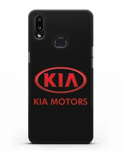 Чехол с логотипом Kia силиконовый для Samsung Galaxy A10s [SM-F107F]