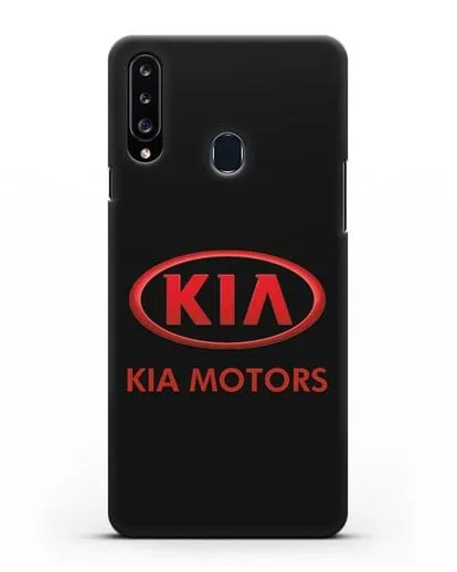 Чехол с логотипом Kia силиконовый для Samsung Galaxy A20s [SM-A207FN]