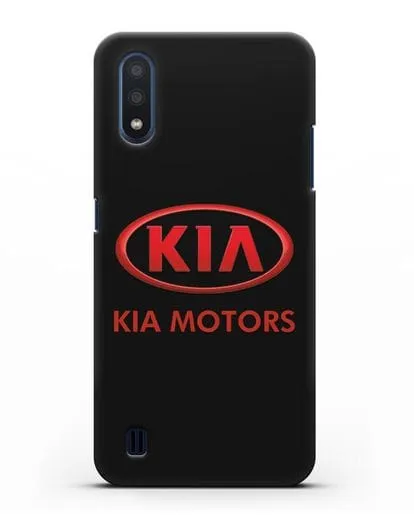 Чехол с логотипом Kia силиконовый для Samsung Galaxy M01 [SM-M015F]
