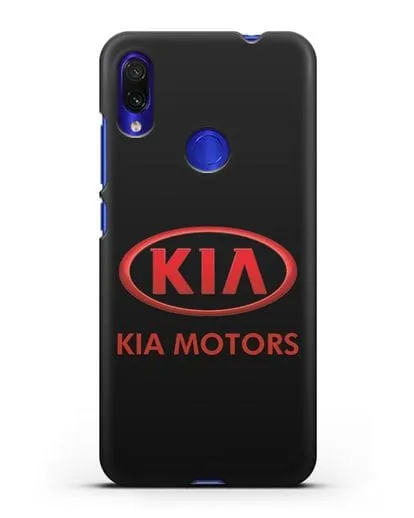 Чехол с логотипом Kia силиконовый для Xiaomi Redmi Note 7