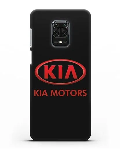 Чехол с логотипом Kia силиконовый для Xiaomi Redmi Note 9S