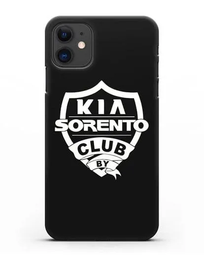 Чехол с логотипом Kia Sorento Club силиконовый для iPhone 11