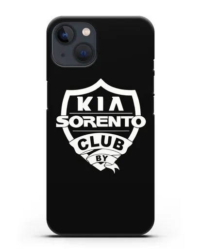 Чехол с логотипом Kia Sorento Club силиконовый для iPhone 13