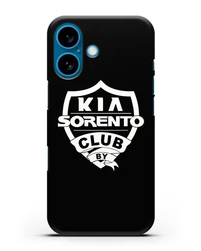 Чехол с логотипом Kia Sorento Club силиконовый для iPhone 16