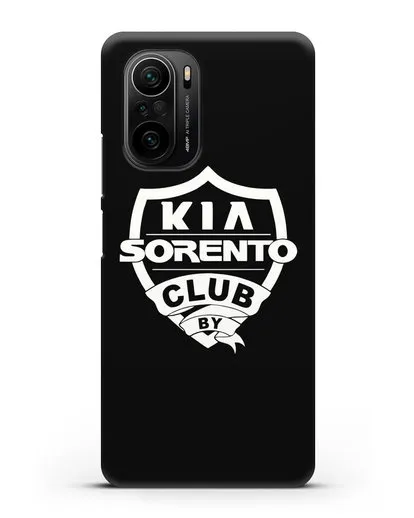 Чехол с логотипом Kia Sorento Club силиконовый для Xiaomi Poco F3