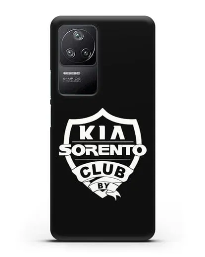 Чехол с логотипом Kia Sorento Club силиконовый для Xiaomi Poco F4