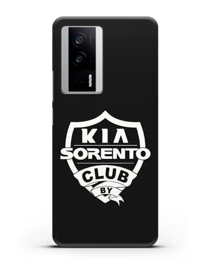 Чехол с логотипом Kia Sorento Club силиконовый для Xiaomi Poco F5 Pro
