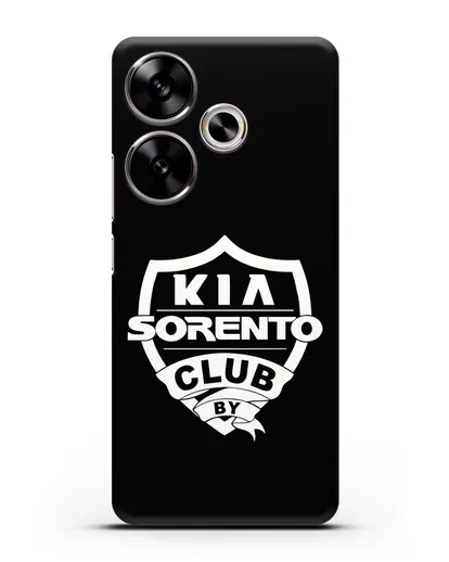Чехол с логотипом Kia Sorento Club силиконовый для Xiaomi Poco F6