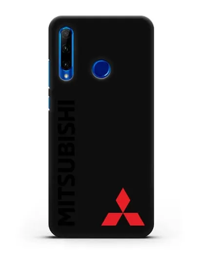 Чехол с надписью Mitsubishi и логотипом силиконовый для Honor 10i