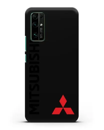 Чехол с надписью Mitsubishi и логотипом силиконовый для Honor 30