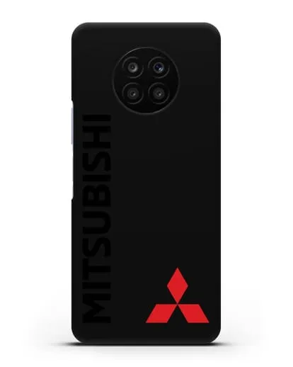 Чехол с надписью Mitsubishi и логотипом силиконовый для Honor 50 lite