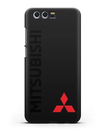 Чехол с надписью Mitsubishi и логотипом силиконовый для Honor 9