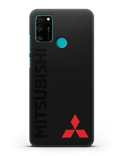 Чехол с надписью Mitsubishi и логотипом силиконовый для Honor 9A