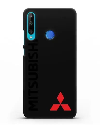 Чехол с надписью Mitsubishi и логотипом силиконовый для Honor 9C