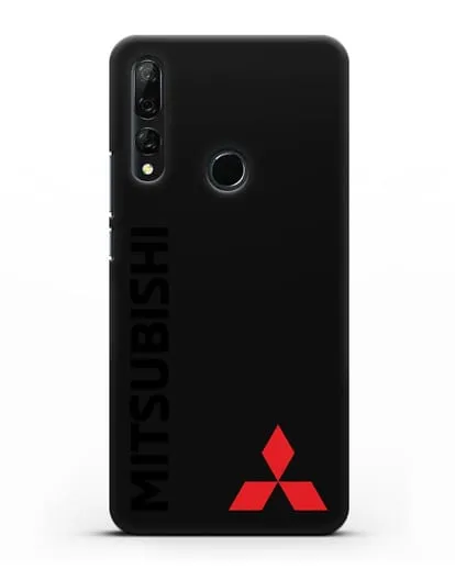 Чехол с надписью Mitsubishi и логотипом силиконовый для Honor 9X