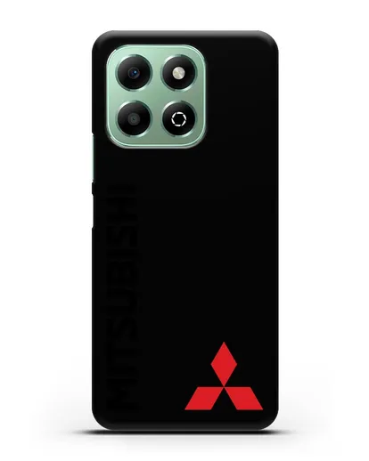Чехол с надписью Mitsubishi и логотипом силиконовый для Honor X6b
