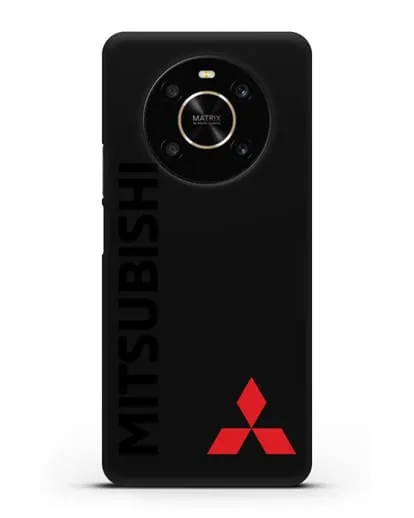 Чехол с надписью Mitsubishi и логотипом силиконовый для Honor X9