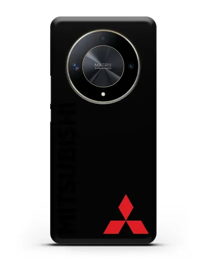 Чехол с надписью Mitsubishi и логотипом силиконовый для Honor X9b