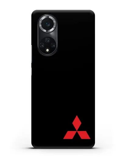 Чехол с надписью Mitsubishi и логотипом силиконовый для Huawei Nova 9