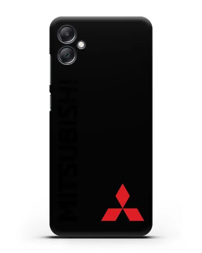 Чехол с надписью Mitsubishi и логотипом силиконовый для Samsung Galaxy A05 [SM-A055]