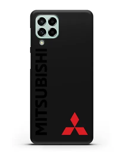 Чехол с надписью Mitsubishi и логотипом силиконовый для Samsung Galaxy M33 [SM-M336]