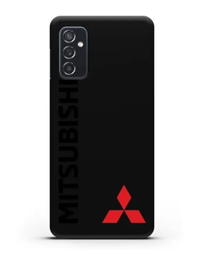 Чехол с надписью Mitsubishi и логотипом силиконовый для Samsung Galaxy M52 [M526B]