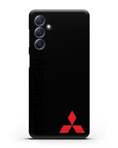 Чехол с надписью Mitsubishi и логотипом силиконовый для Samsung Galaxy M54 [SM-M546]