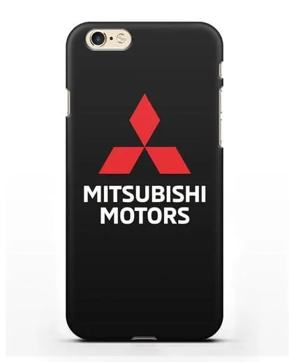 Чехол с надписью Mitsubishi Motors силиконовый для iPhone 6s