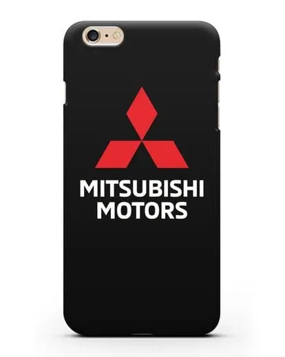 Чехол с надписью Mitsubishi Motors силиконовый для iPhone 6s Plus