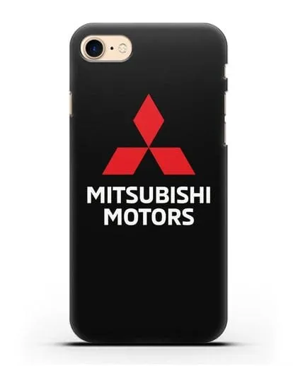 Чехол с надписью Mitsubishi Motors силиконовый для iPhone 7