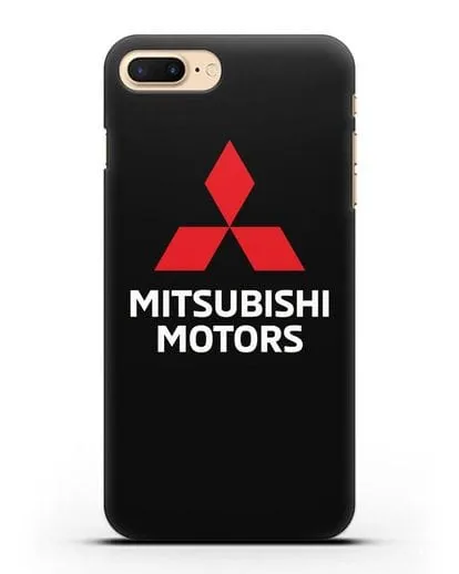 Чехол с надписью Mitsubishi Motors силиконовый для iPhone 7 Plus