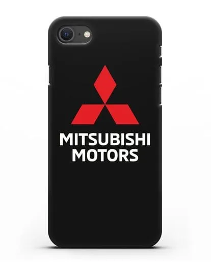 Чехол с надписью Mitsubishi Motors силиконовый для iPhone SE 2020