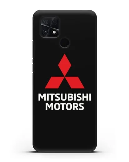 Чехол с надписью Mitsubishi Motors силиконовый для Xiaomi Poco C40