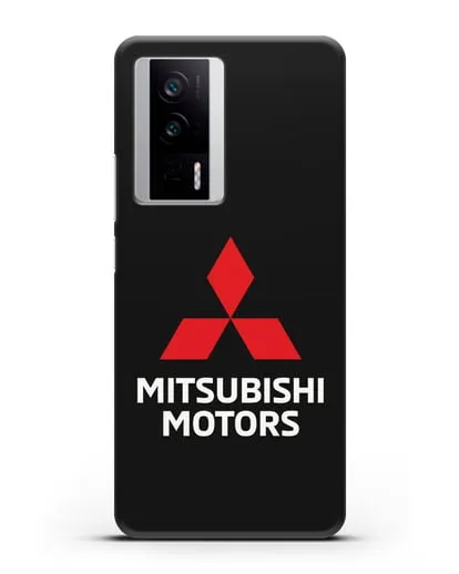 Чехол с надписью Mitsubishi Motors силиконовый для Xiaomi Poco F5 Pro