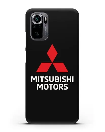 Чехол с надписью Mitsubishi Motors силиконовый для Xiaomi Poco M5s