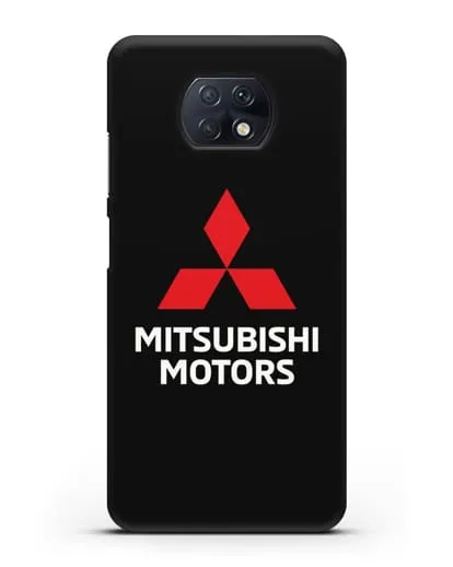 Чехол с надписью Mitsubishi Motors силиконовый для Xiaomi Redmi Note 9T
