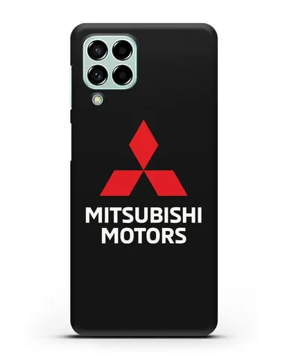 Чехол с надписью Mitsubishi Motors силиконовый для Samsung Galaxy M53 [SM-M536]