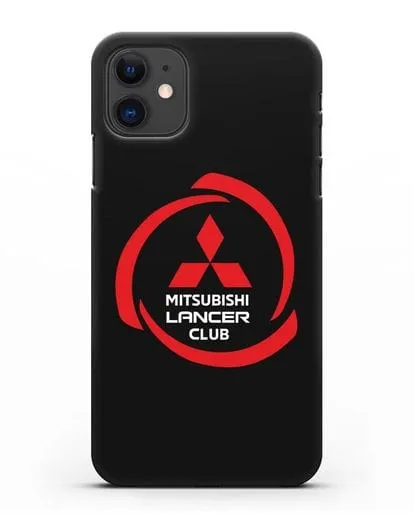 Чехол Mitsubishi Lancer Club силиконовый для iPhone 11