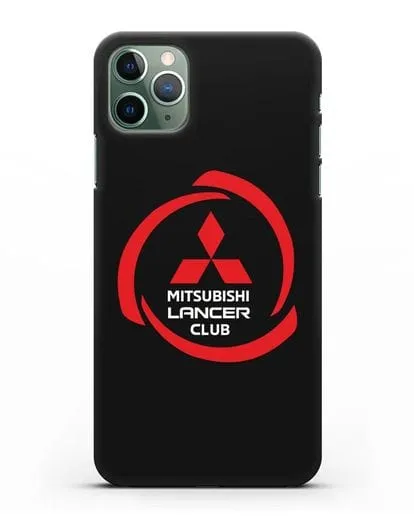 Чехол Mitsubishi Lancer Club силиконовый для iPhone 11 Pro