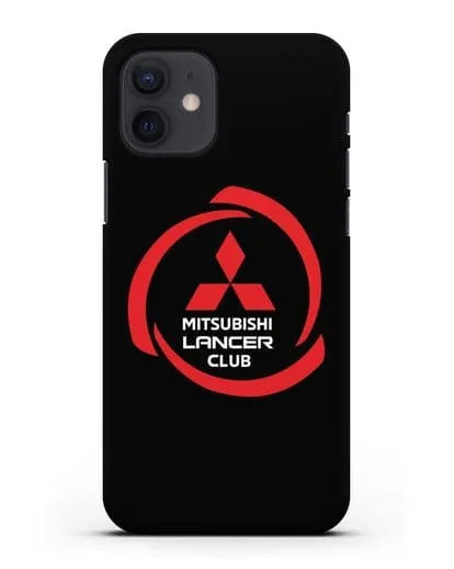 Чехол Mitsubishi Lancer Club силиконовый для iPhone 12