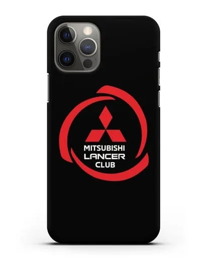 Чехол Mitsubishi Lancer Club силиконовый для iPhone 12 Pro